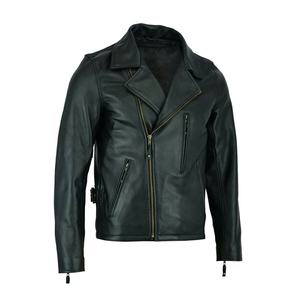 Chaqueta de cuero de motorista de piel de vaca auténtica para mujer, abrigo de moda con cremallera completa con estilo de Moto, nombre del equipo de carreras, talla XL para adultos - Product Image 2
