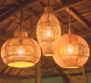 Eco2go Vietnam Custom Eco-Friendly Bamboo Chandelier | Wholesale Handcrafted <b>Rattan</b> & Bamboo Pendant Lampshade - Product Image 2