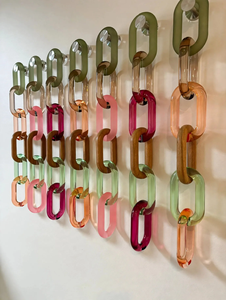 Chaînes en résine époxy artistiques faites à la main, écologiques et personnalisées, décor mural multifonctionnel, projets de bricolage, artisanat personnalisé - Product Image 4