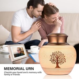 Handmade Wooden Cremation Urn <b>for</b> Human Ashes Wholesale Solid Wood Funeral Urn <b>for</b> Ash Storage - Product Image 1