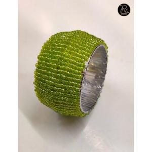 Handmade <b>Beaded</b> Napkin Rings <b>Set</b> Decorative Napkin Holder Dining Table Decor Wedding Party Accessories Home Decor Gift - Product Image 3