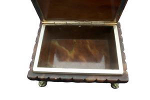 Boîte à cigarettes Vintage Onyx brun, Antique Vintage Onyx Cigarette Box, Onyx Cigarette Box - Product Image 5