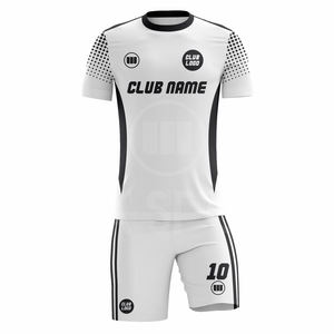 Fabricant en gros d'uniformes de football OEM, ensemble de maillots de football personnalisés, vêtements de sport respirants en polyester, production en gros - Product Image 2