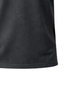 Polo de algodón gris carbón para hombre con cuello y ribetes de manga en color caqui, corte clásico, informal, para verano, suministro al por mayor OEM - Product Image 6