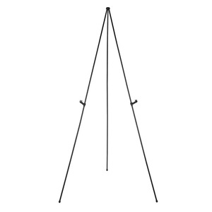 Minimalist Metal Geometric <b>Easel</b> Stand Indoor Floor Mount Durable Home Decor Living Room - Product Image 1