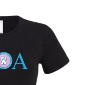 T-shirt à manches courtes noir Jack and Jill Philadelphia pour femme, en coton décontracté, confortable pour le quotidien et les événements, vente en gros - Product Image 4