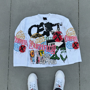 เสื้อยืดคอกลมแขนสั้นไซส์ใหญ่พิเศษ ผ้าฝ้าย 100% สำหรับผู้ชาย - Product Image 2