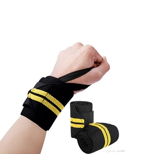 Sangles de maintien de poignet personnalisées avec logo, en stock, pour la musculation, les tractions, les haltères et le fitness. - Product Image 4