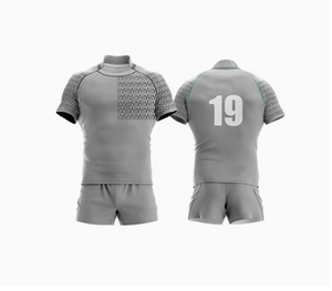 Rugby Uniform Adults OEM ODM 100% Polyester Mesh Fabric V-neck Short Sleeve Plus Size Wholesale Best Design Cheap Price Custom - Product Image 2