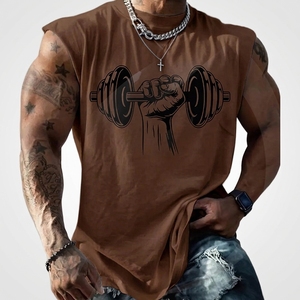 <b>Mens</b> Muscle tank Top Quickly Dry Custom logo Running Training Casual Sporty Gym Fitness Sleeveless tank Top Loose Fit Quick Dry - Product Image 5