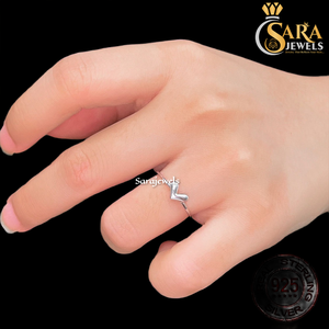 Anillo de Diamantes en Oferta, Plata de Ley 925, Anillo de Compromiso para Mujer, Estilo Clásico, Disponible para la Venta - Product Image 1