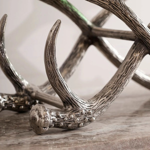 Support à vin moderne en aluminium, motif bois de cerf, réutilisable, léger, portable, durable, capacité 2 bouteilles, résistant à la rouille, pour fêtes - Product Image 6