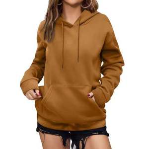Sudadera con Capucha para Mujer, Marca Personalizada, Forrada, Ecológica, Transpirable, Antiarrugas, Antiretráctil, de Secado Rápido, Mezcla de Poliéster/Algodón, Talla Grande - Product Image 4