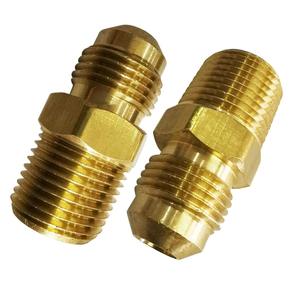 Raccord de tuyauterie haute pression en laiton usiné CNC sur mesure de qualité supérieure, raccord de plomberie, raccord hydraulique, adaptateur mâle évasé - Product Image 4