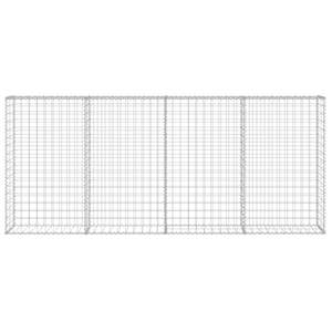 Mur de gabion en acier galvanisé avec couvertures 78.7 \ "x7.87 \" x33.5 \ "pour l'aménagement paysager et la terrasse - Product Image 4