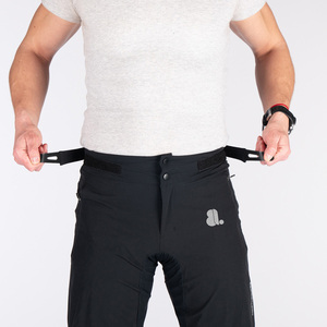 Pantalones Cortos Bermuda Negros para Hombre, Cintura Media, Cierre de Botones, Secado Rápido, Estilo Deportivo, Tela Oxford 180g, Estilo Cargo con Logotipo Frontal y Bolsillos - Product Image 6