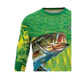 Maillot de pêche unisexe en sublimation personnalisé de haute qualité Chemise à boutons légère avec impression de haute qualité et bas quantité minimale de commande pour hommes - Product Image 2