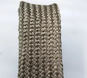 <b>Heat</b> Resistant Braided Sleeve for Wiring Harness <b>Heat</b> Treated Basalt Fiber Sleeving - Product Image 2