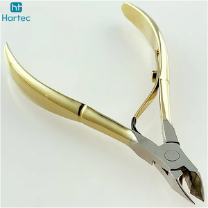Good Supplier Durable High-Precision Gold Cuticle Clipper with Ergonomic Spring Sharp Stainless Steel Nail Clippers <b>Trimmers</b> - Product Image 5