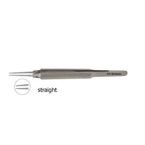 Pince à ligature manuelle Tennant 0,5 x 6 mm, instrument chirurgical, longueur 11 cm, à mors droits extra-delicats et lisses - Product Image 1