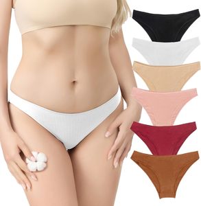 Nouvelle Tendance : Culottes String Femme Taille Basse Brodé 100% Coton, Sexy, Tricot Lisse, Respirant, Extensible et Confortable pour le Quotidien - Product Image 4