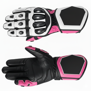 Guantes de Motociclismo Personalizados de Cuero Vacuno, Transpirables, Impermeables, con Protección UV, para Seguridad en Exteriores - Product Image 2