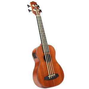 Ukelele bajo de 30 pulgadas con ecualizador, cuerpo de caoba y accesorios: altavoz, funda de algodón, capo, correa, púas (3), llave de ajuste. - Product Image 2