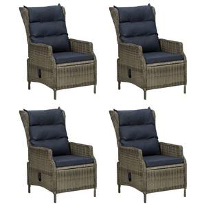 Ensemble de salle à manger de jardin marron - Product Image 4