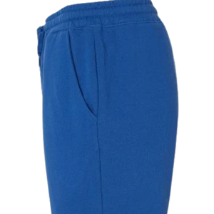 Shorts décontractés d'été pour hommes, bleu roi uni, taille élastique, cordon de serrage, poches latérales, poche arrière plaquée, vente en gros - Product Image 3