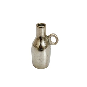 Matte <b>Bronze</b> Metal <b>Vase</b> Handmade Iron Small Eco-Friendly Lightweight Modern Tabletop Decor for Wedding Home Styling - Product Image 1