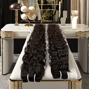 Venta al por Mayor de Cabello Humano Virgen Remy Natural con Ondas Indias, Trama Doble a Máquina, Frontal de 100g, Todos los Colores, Envío Urgente DHL - Product Image 5