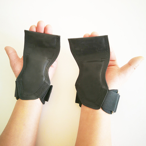 Guantes de Piel de Vacuno con Protección para la Palma y Soporte para la Muñeca para Levantamiento de Pesas, CrossFit, Entrenamiento, Protección Antidesgarros para las Manos (Unisex) - Product Image 6