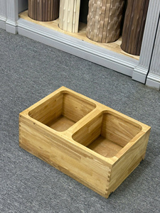 Space Saving Wooden Pull Out Trash Can Frame for Kitchen Cabinet Storage Organizer Sliding Garbage <b>Bin</b> Holder System - Product Image 5