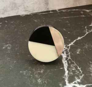 Tiradores de Resina para Puertas de Armario, Diseño Industrial Clásico Moderno, Acabado en Madera Pulida, con Cubierta de Cristal, Resistentes al Agua, para Cocina - Product Image 6