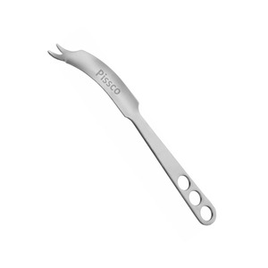 PISSCO Retractor de cadera con palanca ósea curva, Retractor quirúrgico de palanca ósea, Herramienta retractor de cadera para cirugía, Palanca ósea, 1 unidad, Acero inoxidable - Product Image 1