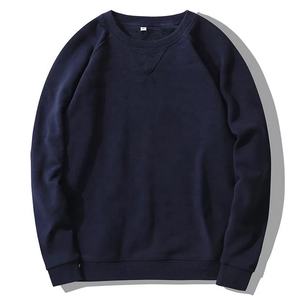 เสื้อสเวตเชิ้ตคอกลมแขนยาวบุขนหนานุ่มคุณภาพสูงสำหรับผู้ชาย ลายเรียบ สกรีนโลโก้ได้ เป็นมิตรกับสิ่งแวดล้อม - Product Image 4