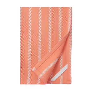 Striped Cotton Tea <b>Towels</b> 45x70cm Custom Option Best Selling Bulk Set White Orange Rectangle Woven Skin-Friendly Home Use Adult - Product Image 4