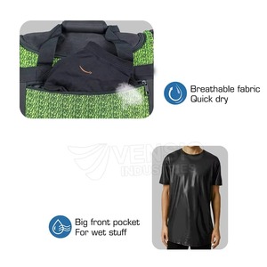 Bolsa Deportiva Oxford Ligera, Informal, Unisex, Personalizada, de Gran Capacidad, Portátil, para Viajes, Gimnasio, con Forro de Poliéster - Product Image 2