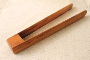 Modern Wood Ice <b>Tong</b> for bar & Hotel Best Quality Hot Design Boiled Egg <b>Serving</b> <b>Tongs</b> for Home Custom Size Food <b>Tongs</b> - Product Image 3