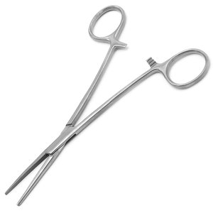 Pinzas Hemostáticas de Acero Inoxidable de 5.5 Pulgadas, Rectas, Instrumento Quirúrgico Crile, Calidad Superior, Pinza Médica para Hemostasia - Product Image 1