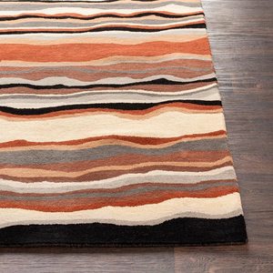 Tapis moderne abstrait tufté à la main, tapis en laine coloré à motifs géométriques pour le salon, la chambre et le bureau, décoration, cadeau de Noël - Product Image 1