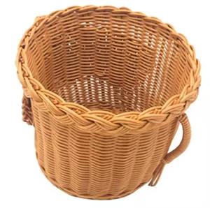 Cesta Tejida con Forma de Elefante, Hecha a Mano, Perfecta para Organizar Frutas y Aperitivos, Almacenamiento Decorativo y Uso como Cesta de Picnic - Product Image 4