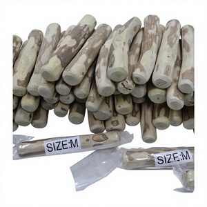 Disponible: Mordedor de Madera de Café Natural para Perros, Barra de Madera Premium para la Dentición, Hueso de Madera Duradero para Aliviar el Estrés y Cuidado Dental de Cachorros - Product Image 1