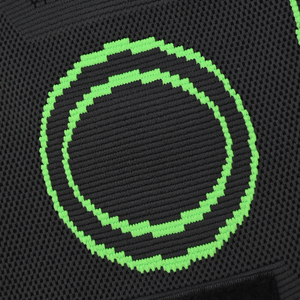 Genouillères de compression noires en néoprène à enfiler, bandage de soutien pour l'entraînement de musculation, antidérapantes, légères, unisexe - Product Image 2