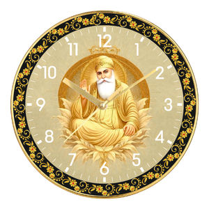 Reloj de Pared Promocional de Diseño Moderno Guru Nanak Dev Ji con Impresión para Decoración de Sala de Estar, Set de Regalo de Navidad - Product Image 2