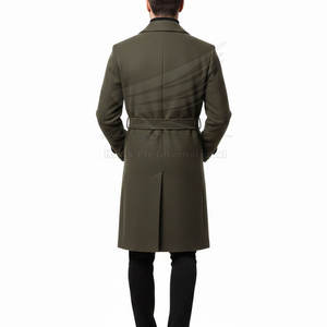 Manteau d'affaires professionnel en laine pour homme, style formel, avec garniture en fourrure respirante, personnalisable pour les marchés mondiaux - Product Image 2