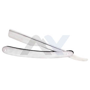 Navaja de afeitar profesional para barbería, cuchilla recta, personalizable con logotipo, nombre, color, marca OEM, navajas de barbero al por mayor - Product Image 2