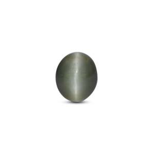Loose Blue Topaz Gemstone 4.58 Carat Catseye for Fine Jewelry - Product Image 1