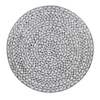 Meilleure vente d'incrustation de perles en nacre, table basse ronde, mobilier de luxe pour salon, hôtel, hall