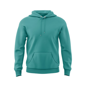 Sweat-shirt à capuche pour homme, couleur bordeaux unie, avec poche avant, coupe ample décontractée, 100% coton, service OEM - Product Image 2